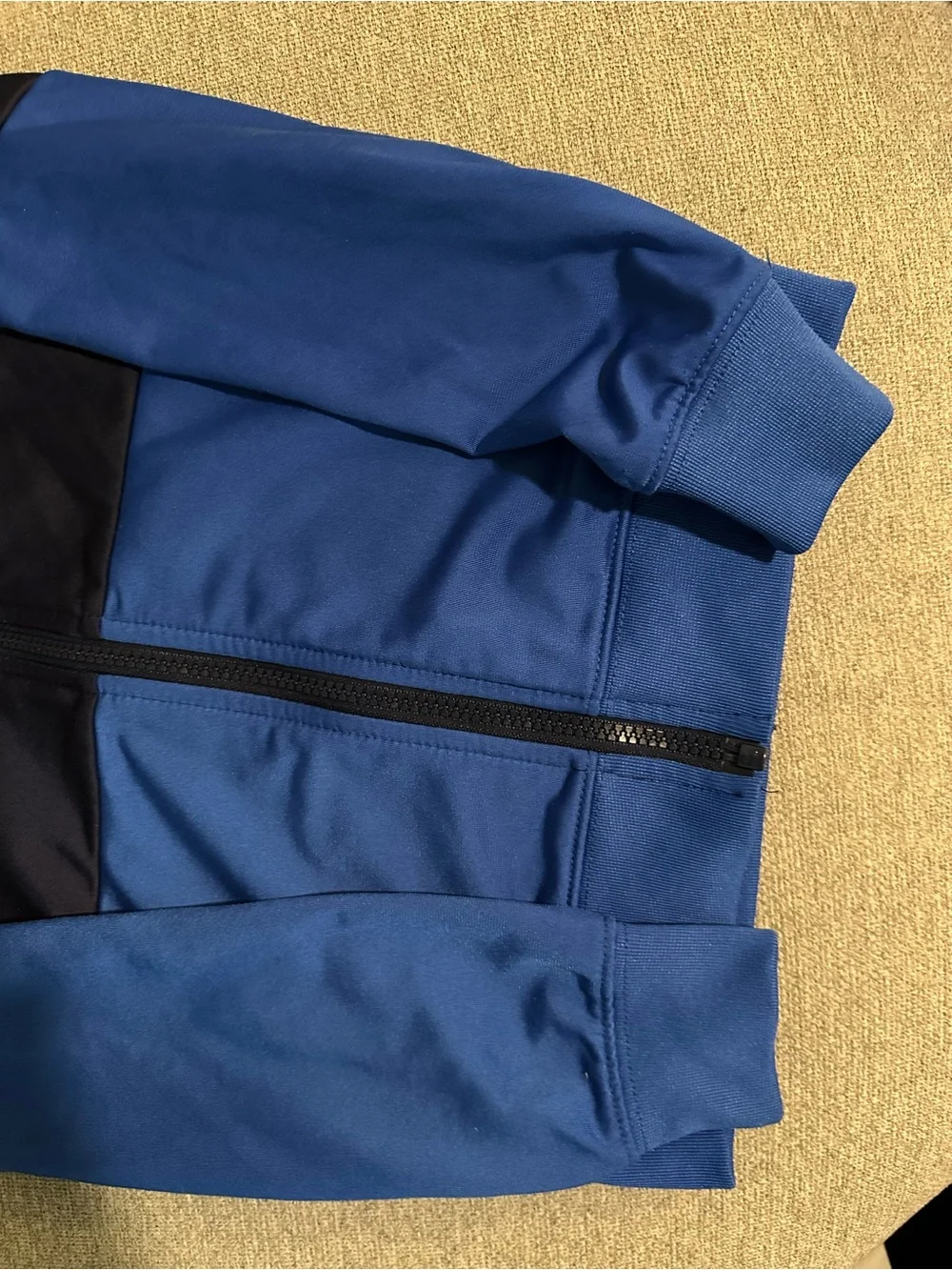 Nike Kids Navy and Royal Blue Colorblock Bomber Track Set